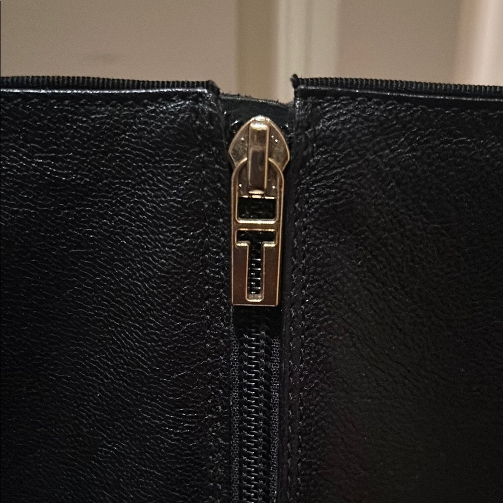 Tory Burch Black Knee-High Boots - Picture 3 of 8